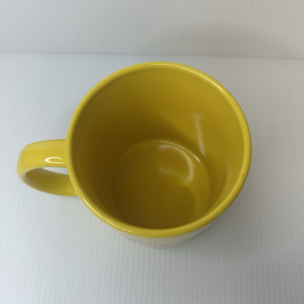 Peanuts Joy to the World Yellow Mug 4" X 3" - Picture 3 of 4